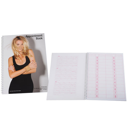 4 Column Appointment Book