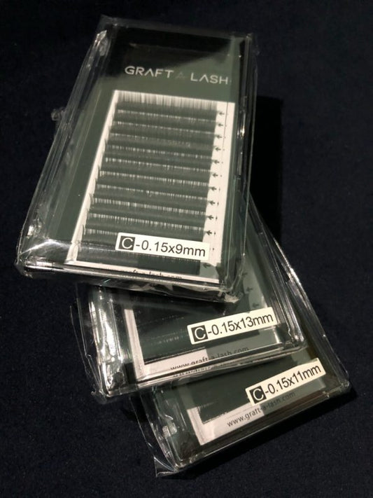 Graft-A-Lash Silk Lash Tray C Curl 0.15