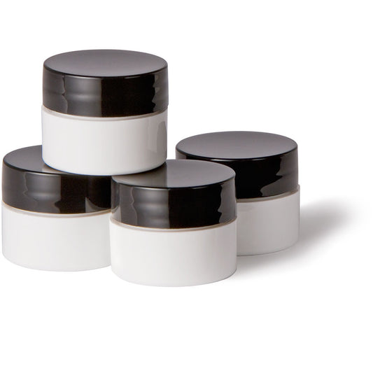 White Mixing Jars - 4pk