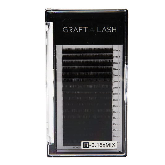 Graft-A-Lash Silk Lash Tray B Curl 0.15 Mix