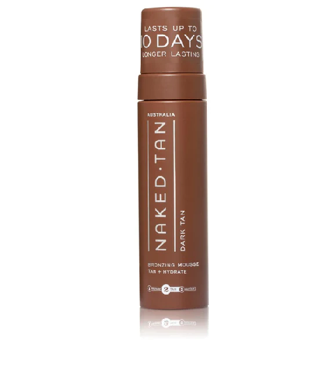 Naked Tan Dark Tan Mousse 200ml 14% DHA