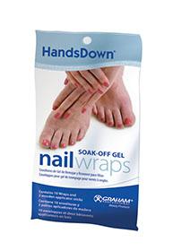 Handsdown Nail Remover Wraps 10pk