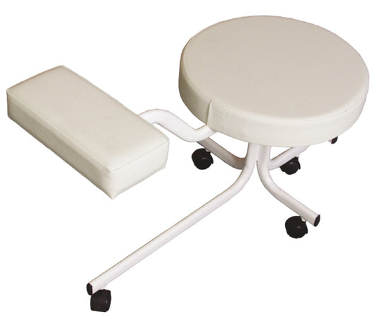 Pedicure Stool - White