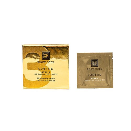 Brow Code Lustre Brow Lamination Step 3 - Keratin Nourish