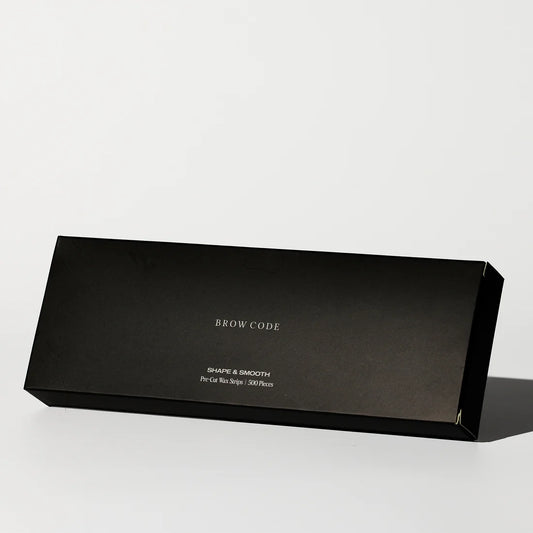 Brow Code Pre-Cut Wax Strips - Black