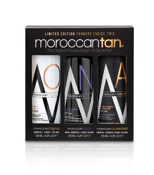 Moroccan Tan Tanners Choice Trio - Sample Pack 3x125ml