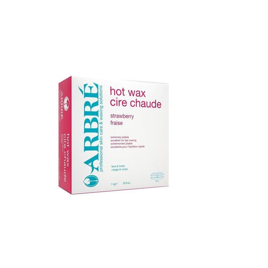 Arbre Strawberry Hot Wax 1kg Pop Out Tray