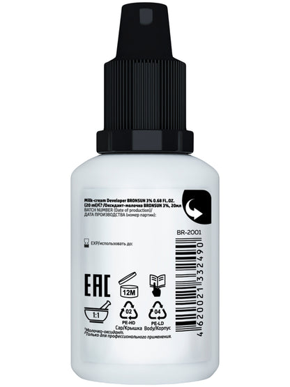 Bronsun Milk Cream Developer 3%, 20ml