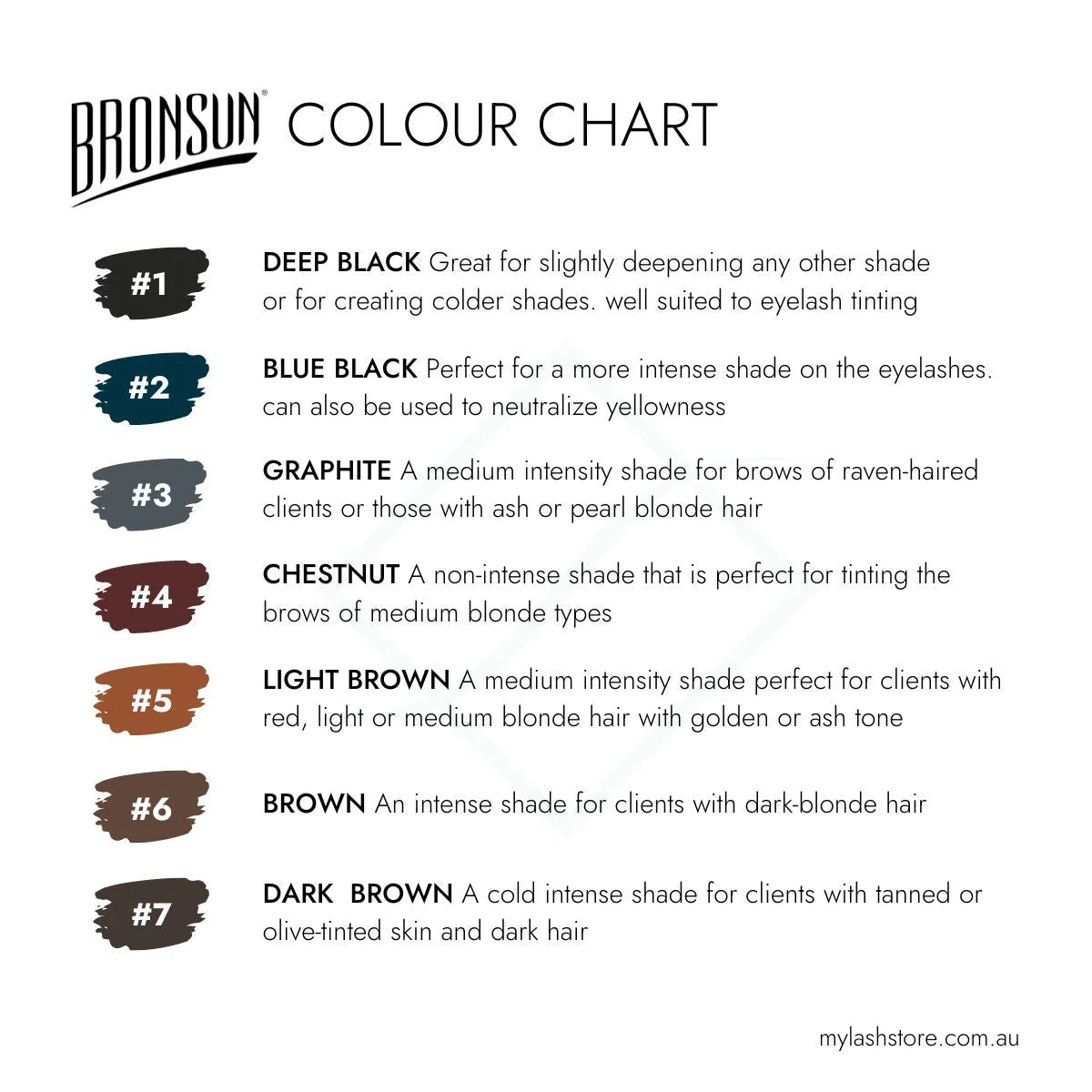 Bronsun Lash And Brow Cream Dye 15ml