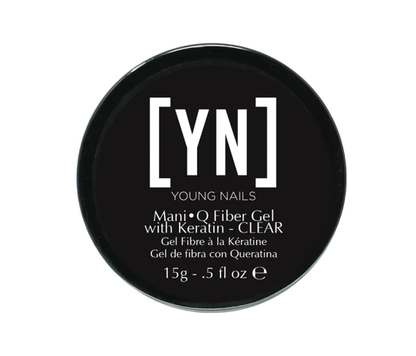 Mani-Q Fiber Gel Clear in 15g Pot