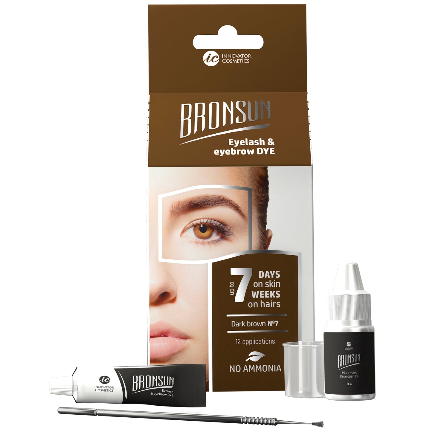 Bronsun Eyelash & Eyebrow Dye Trial Kit