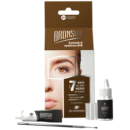 Bronsun Eyelash & Eyebrow Dye Trial Kit