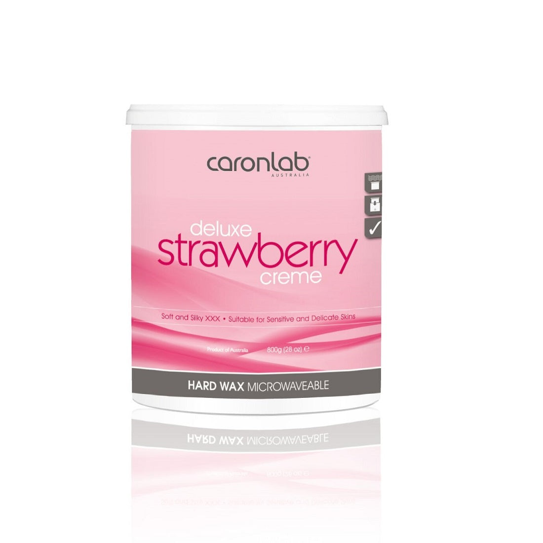 Caron Strawberry Creme Hot Wax Tub 800g