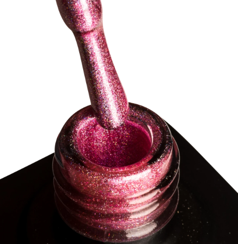 Nail Code Gel Polish - Holo FX Pink