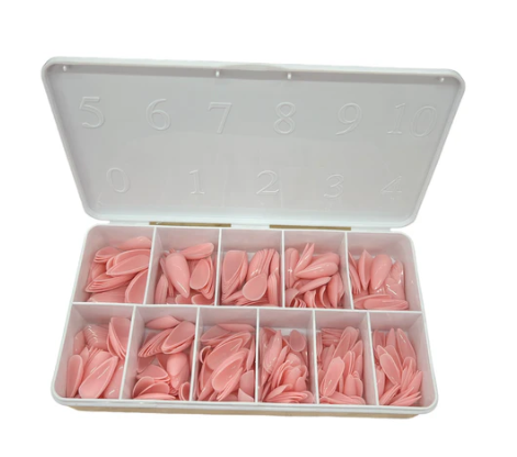 YN Full Cover Nude Pink Medium Almond Tops 550 Master Pack